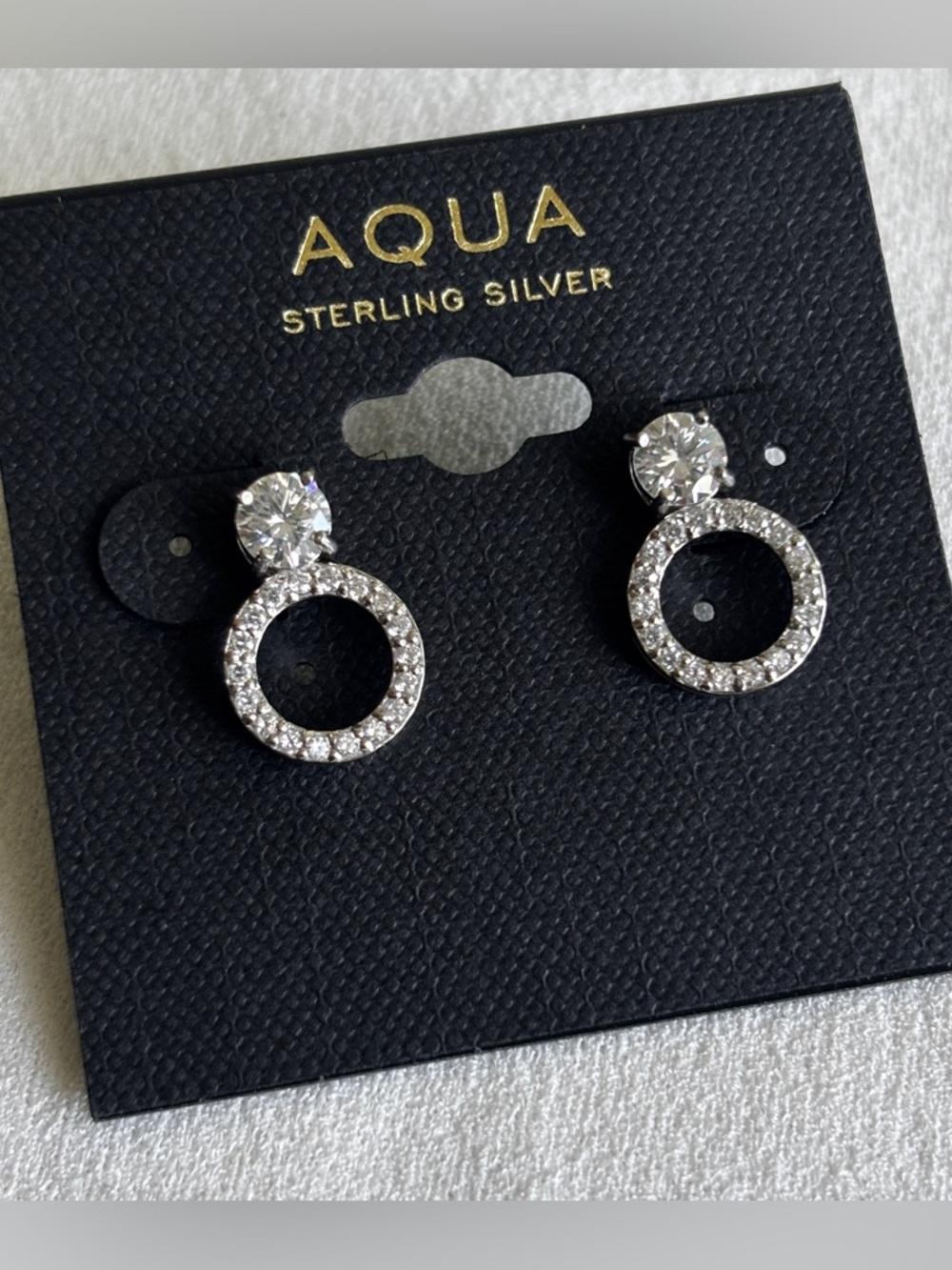 Sterling Silver CZ Earrings